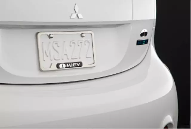 MZ314567 - Exterior: License Plate Frame - Imiev for Mitsubishi: i-MiEV Image