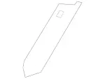 46369075009K30 - Body: Windshield Pillar Trim for Mercedes-Benz Image
