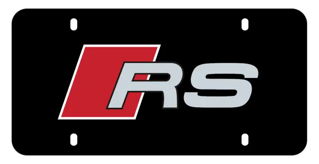ZAW072850D - Exterior: Audi RS Vanity Plate for Audi Image