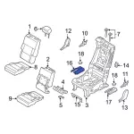 LB5Z7861748AY - Body: Track Cover for Ford: Explorer, Police Interceptor Utility | Lincoln: Aviator Image