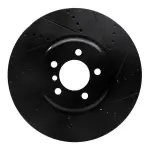 63331112R - : DFC Brake Rotor - Drilled and Slotted - Black for DYNAMIC FRICTION Image