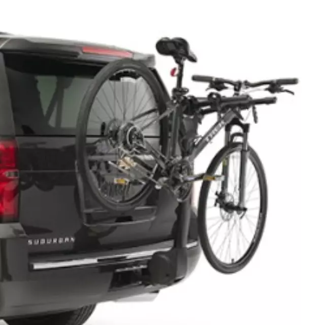 19353376 - Cargo Management: Hitch Bike Frame Adapter By Thule for Buick: Enclave, Encore, Encore GX, Envision, Regal Sportback, Regal TourX, Verano | Cadillac: Escalade, Escalade ESV, SRX, XT4, XT5, XT6 | Chevrolet: Avalanche, Blazer, Bolt EV, Camaro, Captiva Sport, Colorado, Cruze, Cruze Limited, Equinox, Express 1500, Express 2500, Express 3500, Express 4500, HHR, Silverado 1500, Silverado 1500 Classic, Silverado 1500 LD, Silverado 1500 LTD, Silverado 2500 HD, Silverado 3500 HD, Silverado EV, Sonic, Suburban, Suburban 1500, Suburban 2500, Suburban 3500 HD, Tahoe, Trailblazer, Traverse, Trax, Uplander, Volt | GMC: Acadia, Acadia Limited, Canyon, Envoy, Savana 1500, Savana 2500, Savana 3500, Savana 4500, Sierra 1500, Sierra 1500 Limited, Sierra 2500 HD, Sierra 3500 HD, Terrain, Yukon, Yukon XL, Yukon XL 1500, Yukon XL 2500 Image