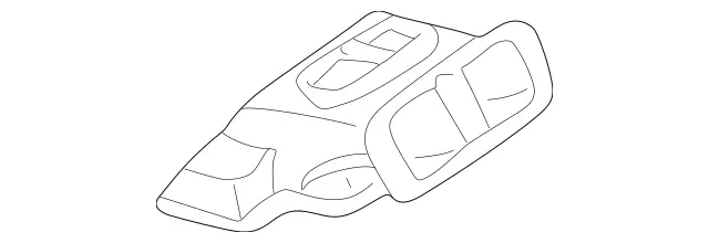 2038303603 - Heating and Ventilation: Housing for Mercedes-Benz: 180C, C230, C240, C280, C32 AMG, C320, C350, C55 AMG Image image