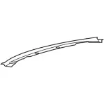 FA1Z5803408A - Body: Windshield Header for Lincoln: MKX, Nautilus Image