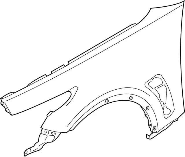 FCA011CAMA - Body: Fender for INFINITI: FX35, FX37, FX50, QX70 Image