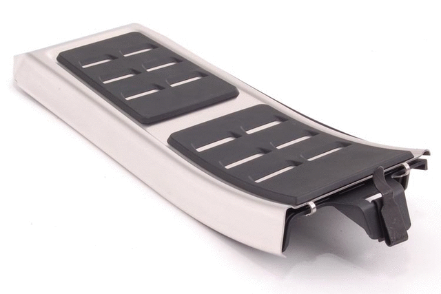 8K1864777B3Q7 - Interior: Aluminum pedal cover - footrest for Audi: A4 Quattro, A5 Quattro, A6 Quattro, A7 Quattro, A8 Quattro, allroad, Q5, RS7, S4, S5, S6, S7, S8 Image