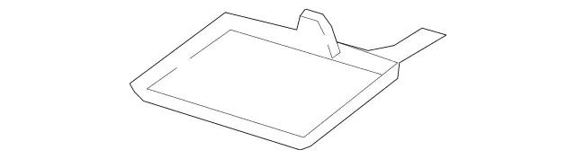 2136890100 - Trim: Insert, Stowage Cmprt for Mercedes-Benz: AMG GT 43, AMG GT 53, AMG GT 63, AMG GT 63 S, CLS450, CLS53 AMG, E300, E350, E400, E43 AMG, E450, E53 AMG, E63 AMG S Image image