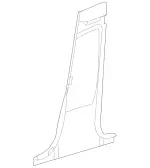 20469004257E94 - Body: Lower Center Pillar Trim for Mercedes-Benz Image