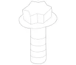 9908211 - Driver Seat: Self-Tapping Screw for Mercedes-Benz: AMG GT 43, AMG GT 53, AMG GT 63, AMG GT 63 S, AMG GT 63 S E Performance, C350e, C400, C450 AMG, C63 AMG, CLS450, CLS53 AMG, E300, E350, E43 AMG, E53 AMG, E63 AMG S, GLE350, GLE450, GLE450e, GLE53 AMG, GLE580, GLE63 AMG S, GLS450, GLS580, GLS63 AMG, Maybach GLS600, SL400, SL450, SL550, SL63 AMG, SL65 AMG Image