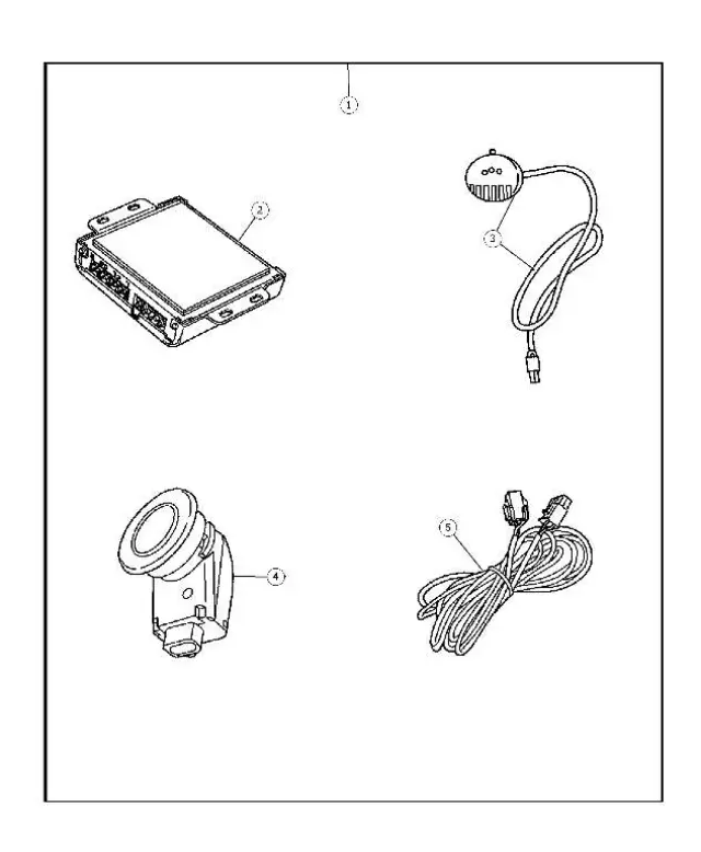 5137538AA - Mopar Accessories - Component Parts: Sensor for Chrysler: Town &amp; Country | Dodge: Caravan, Grand Caravan Image