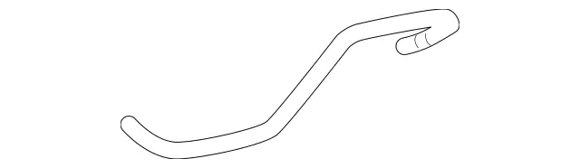 2219970882 - Steering: Low-Pressure Line for Mercedes-Benz: 300S, CL550, CL600, CL63 AMG, S600, S63 AMG Image image