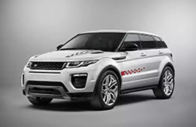 VPLVB0208CAH - Exterior: Vehicle Decals, Number One, Left Side, Red for Land Rover: Range Rover Evoque Image