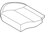 CV6Z5863805DA - Body: Cushion Cover for Ford Image