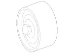 1562020519 - Cooling System: Idler Pulley for Mercedes-Benz: C 63 AMG&amp;reg;, CL 600, CL 63 AMG&amp;reg;, CL 65 AMG&amp;reg;, CLK 63 AMG&amp;reg;, CLS 63 AMG&amp;reg;, E 320, E 63 AMG&amp;reg;, G 65 AMG&amp;reg;, Maybach S 600, Maybach S 650, Maybach S 680, ML 63 AMG&amp;reg;, R 63 AMG&amp;reg;, S 55 AMG&amp;reg;, S 600, S 63 AMG&amp;reg;, S 65 AMG&amp;reg;, SL 600, SL 63 AMG&amp;reg;, SL 65 AMG&amp;reg;, SLR McLaren Image image