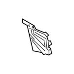 KB3Z16A550H - : Mud Shield - Driver's Side (LH) for Ford: Ranger Image