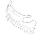 2138858600 - Detachable Parts: Trim, Bumper for Mercedes-Benz: E300, E350, E43 AMG, E53 AMG, E63 AMG S Image