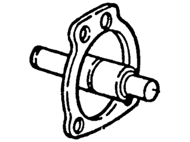 E9TZ8507A - Cooling System: Gasket for Ford: Bronco, E-150 Econoline, E-150 Econoline Club Wagon, E-250 Econoline, E-250 Econoline Club Wagon, E-350 Econoline, E-350 Econoline Club Wagon, Econoline Super Duty, F-150, F-250, F-250 HD, F-350 Image