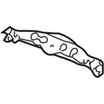 3L2Z5K007AA - Body: Rear Cross-member for FORD Image