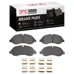 1551177401 - : DFC 5000 Advanced Pads - Semi-Metallic and Hardware Kit for DYNAMIC FRICTION Image