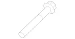 8594 - Front Axle: Hexalobular Screw for Mercedes-Benz Image