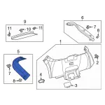 LJ8Z5842410AB - Body: Side Trim for Ford: Mustang Mach-E Image