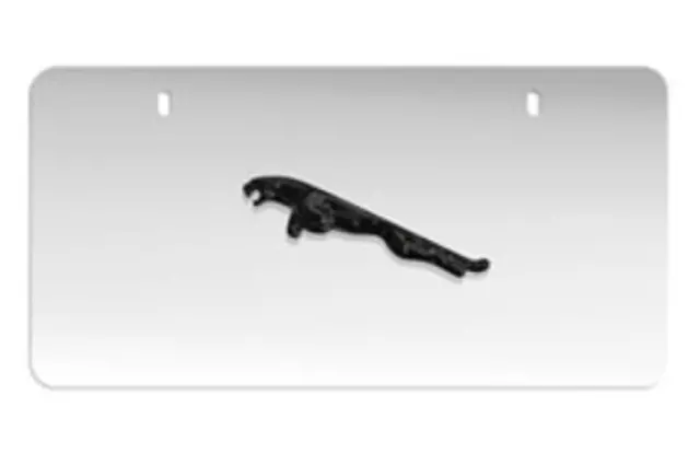 C2A1182 - Exterior: License Plate, Jaguar Leaper for Jaguar: E-Pace, F-Pace, F-Type, I-Pace, XE, XF, XJ, XJR575, XK Image