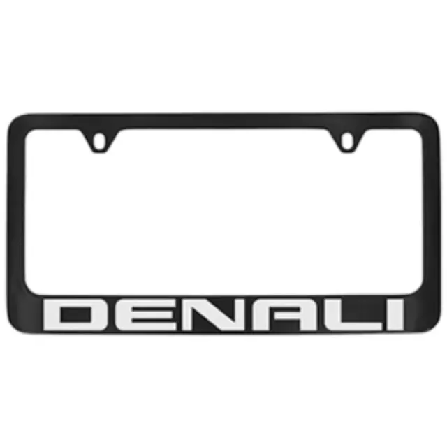 19368094 - Exterior: License Plate Frame for GMC: Acadia, Acadia Limited, Canyon, Savana 2500, Savana 3500, Savana 4500, Sierra 1500, Sierra 1500 Limited, Sierra 2500 HD, Sierra 3500 HD, Terrain, Yukon, Yukon XL, Yukon XL 1500 Image