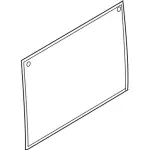 BK3Z6129710U - Body: Front Glass for Ford: E-Transit, Transit-150, Transit-250, Transit-350, Transit-350 HD Image