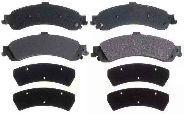 19286124 - : Semi-Metallic Rear Disc Brake Pad Set With Wear Sensor for GM Image