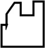 79990BM60B - : Lift Gate Trim Stopper for INFINITI: QX30 Image