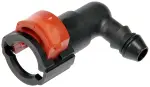 800976 - : 3/8 In. Fuel Line Connector, Elbow 90 To 3/8 In. Barbed for Dorman Image