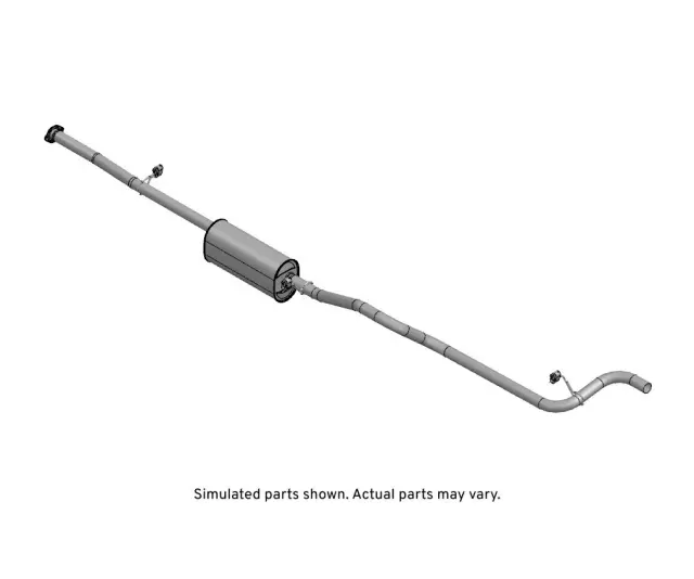 84808048 - : Exhaust Muffler with Exhaust Pipe for GM Image