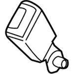 FT4Z5860044AE - Electrical: Outer Buckle for Lincoln: MKX Image