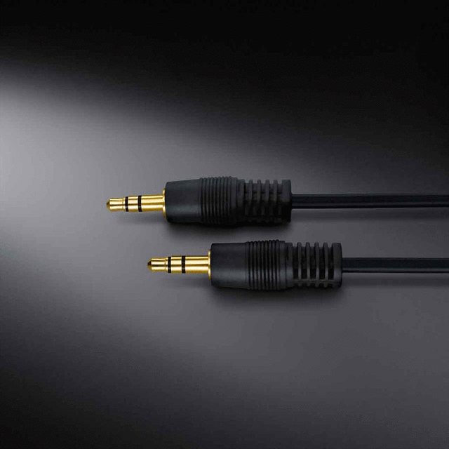 61122336509 - Audio/Video: Auxiliary Connection Cable - 12 Inch for Mini Image