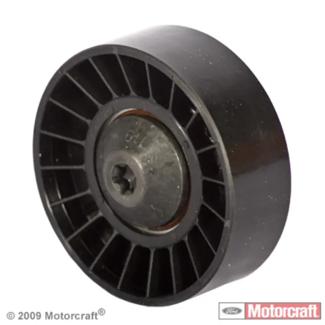 YS216 - Cooling System: Idler Pulley for Ford: Bronco, E-150 Econoline, E-150 Econoline Club Wagon, E-250 Econoline, E-250 Econoline Club Wagon, E-350 Econoline, E-350 Econoline Club Wagon, Econoline Super Duty, F-150, F-250, F-250 HD, F-350, F-Super Duty Image