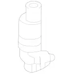 998660400 - Emergency Equipment Windshield Washer System: Centrifugal Pump for Mercedes-Benz: 350SD, Maybach S580, Maybach S680, Metris, S500, S580, S580e, S63 AMG E Performance Image