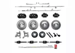 M2300YBK - : 2015-2023 Mustang Performance GT350R Black Brake Kit for Ford Performance Parts Image
