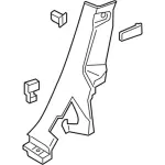 DP5Z5431012MH - Body: Lower Quarter Trim for Lincoln: MKZ Image