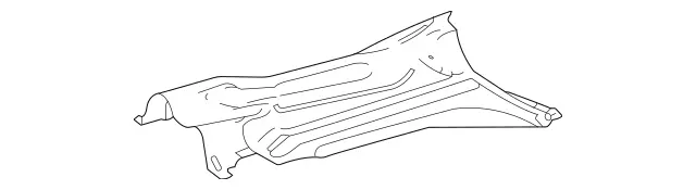 1776820002 - Exhaust System: Heat Shield for Mercedes-Benz: 180A, 180b, 220a, A220, CLA250, CLA35 AMG, CLA45 AMG, CLA45 AMG S, GLA250, GLA35 AMG, GLA45 AMG Image image