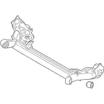 GN1Z5035F - : Axle Beam for Ford: EcoSport Image