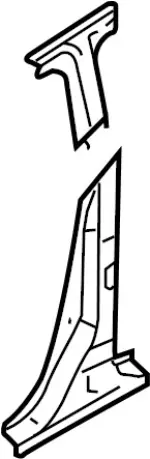 76514JK000 - Body: Center Pillar Reinforced for INFINITI: G25, G35, G37, Q40 Image