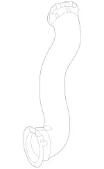 2045286582 - : Charge Air Hose for Mercedes-Benz: E350 Image