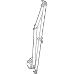 KT1Z17611B08AA - Electrical: Seat Belt Assembly for Ford: Transit Connect Image