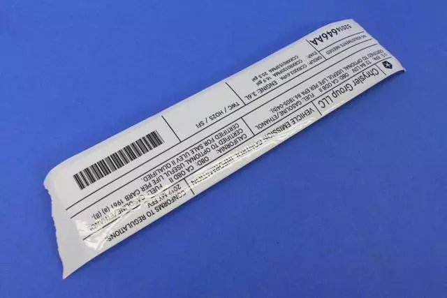 Veci Label Label - Mopar (52014646AA)