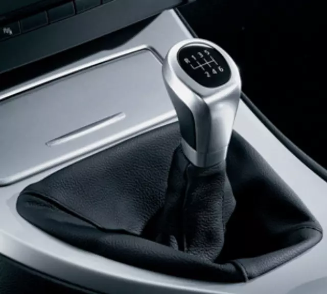 25110404454 - Interior: Leather Sport Gear Shift Knob With Chrome for BMW Image
