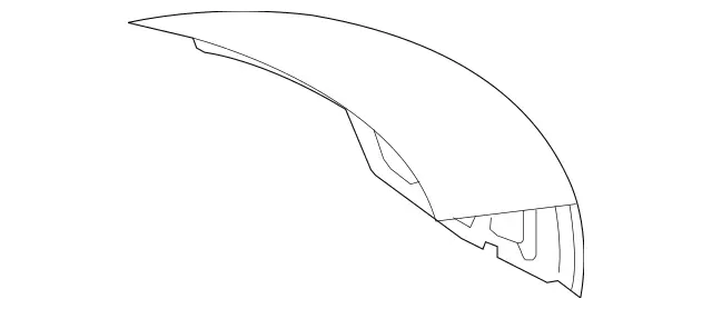 204750007564 - Trunk Lid: Trunk Lid for Mercedes-Benz: C250, C300, C350 Image image