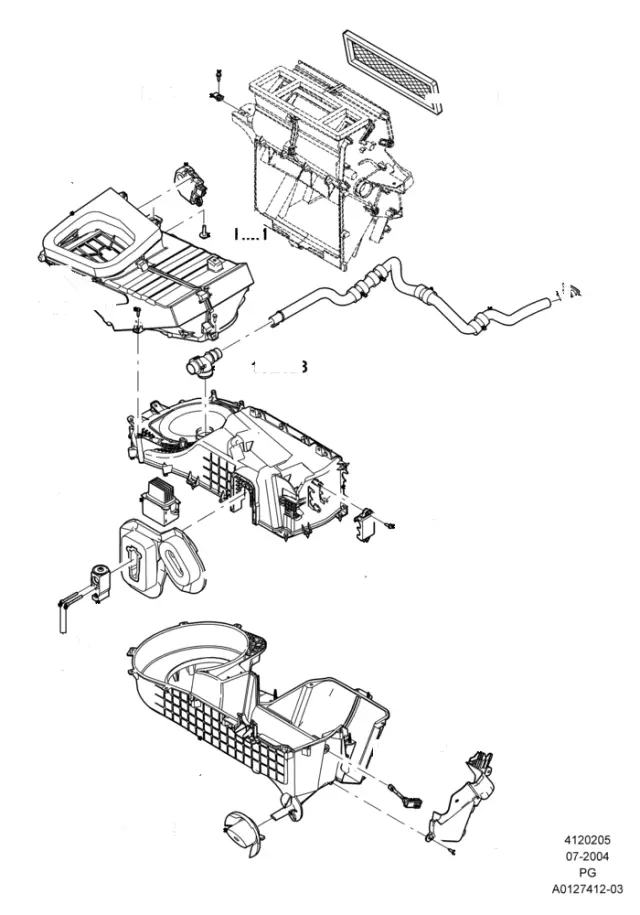 9L3Z19E624C - HVAC: Controller for Ford Image