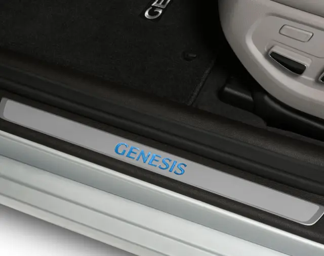 B1045ADU00RRY - Exterior: Scuff Plate, Door, Illuminated for Hyundai Image