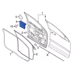 ML3Z16203A40B - Body: Door Shell Insulator for Ford: F-150, F-250 Super Duty, F-350 Super Duty Image