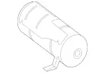 1663200215 - Springs, Suspension and Hydraulic Components: Pressure Reservoir for Mercedes-Benz Image